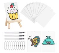 AOOTE Magic Puffy Paint Set,24 Piezas de Papel de Textura de Espuma Mágica,3D Dibujo Magic Esponja,Foam Texture Blank Painting Paper para Arte,Manualidades,Proyectos Escolares,Colorear