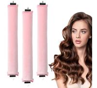 AOOTUERL 3 PCS rizador de pelo rizos sin calor, rulos durante la noche rizador de pelo overnight blowout, rizador para dormir banda sin calor, rizadores grandes para todos los tipos de cabello