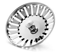 AOOTUERL tapon desague Fregadero Cocina 84mm,Tapon Fregadero, Cocina tapón Fregadero, Filtro Desague Fregadero, colador Cesta,Rejilla Fregadero Cocina, Tapón Desagüe Acero Inoxidable