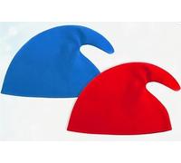 AOOWU 2 PCS Enano Sombrero Adulto, Gorro de Enano, Cosplay, Rojo y Azul