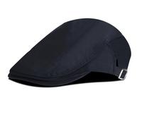 AOOWU Ajustable Boinas, Newsboy Casquillo Plano Sombreros, Algodón Gorra Plana para Hombre Vintage Gorra Irlandesa Boina Estilo Gatsby, Elegancia Clásica Gorras Cabbie Trucker Gatsby Cap