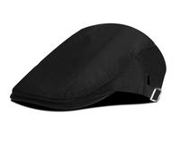 AOOWU Ajustable Boinas, Newsboy Casquillo Plano Sombreros, Algodón Gorra Plana para Hombre Vintage Gorra Irlandesa Boina Estilo Gatsby, Elegancia Clásica Gorras Cabbie Trucker Gatsby Cap