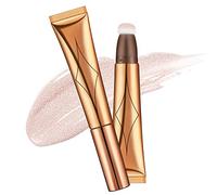 AOOWU Iluminador de Maquillaje Liquido para Rostro y Cuerpo, Makeup de Ojos, Iluminador en Barra Súper Sedoso Natural, Highlighter para Mujer