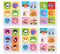 AOOWU Pegatinas Antimosquitos, 216 PCS Parches de Citronela Antimosquitos, Repelente de Insectos Natural Acción Hasta 8H, Repelente de Mosquitos de Dibujos Animados Bebés, Niños y Adultos