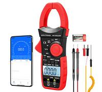 AOPUTTRIVER AP-570S-APP digital pinza amperimétrica, APP bluetooth, mide 1000 A CA/CC de corriente y voltaje con multímetro 6000 recuentos, pinza amperimétrica para capacitancia, resistencia, NCV.