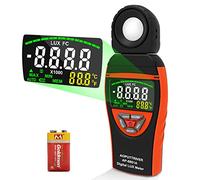 AOPUTTRIVER AP-8801A Luxómetro Digital 0.1~400,000Lux Fotómetro de Mano de Pantalla Colorida Exposímetro con Retención de Datos+MAX/Min+Almacenamiento de Datos+Lux/FC+Temperatura Ambiental