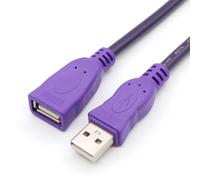 AoQhir Cable de extensión USB 2.0 macho a hembra, señal mejorada con anillo magnético USB tipo A para conexión de impresora de lector de tarjetas de cámara, 5 m