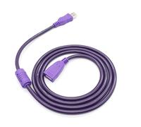 AoQhir Cable de extensión USB 2.0 macho a hembra, señal mejorada con anillo magnético USB tipo A para conexión de impresora de lector de tarjetas de cámara, 10 m