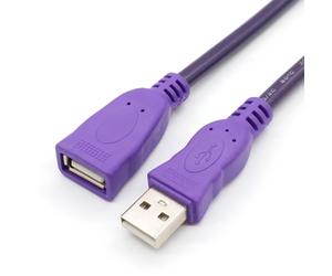 AoQhir Cable de extensión USB 2.0 macho a hembra, señal mejorada con anillo magnético USB tipo A para conexión de impresora de lector de tarjetas de cámara, 5 m