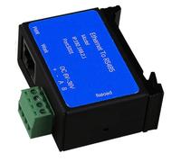 AoQhir Módulo de baja potencia RS485 a Ethernet Servidor de dispositivo serie DIN con CPU ARM Cortex M4 10 100Mbps compatible con Modbus TCP, servidor cliente TCP y control industrial
