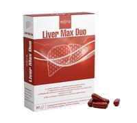 AORA LIVERMAX DUO - Detox Hepático 30 cápsulas | Hígado Graso No Alcohólico | Cardo Mariano, Probiótico, Prebiótico, Zinc, Vitamina B6 y Colina | Apoyo Hepático y Digestivo Clínicamente Probado