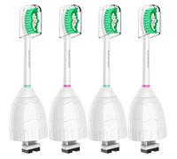 Aoremon Cabezales de cepillo de repuesto compatibles con Philips Sonicare e-Series HX7022/66 (paquete de 4), apto para cepillo de dientes eléctrico Sonicare Essence, Xtreme, Elite, Advance y CleanCare