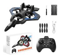 Aoresac 2.4G Avión RC Avión de Control Remoto RC EPP Espuma Barométrica Altitud Mantener 360 Rollo 3 Velocidades Sin Cabeza Una Tecla Dando Vueltas con Batería de 500 (1)