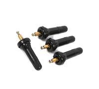 Aoresac 4Pcs TPMS Sensor Valve Stem, Rubber & Pure Copper, Stable Characteristics, High Reliability, Easy Installation, 4 Snap in Tire Valve Stems for, Includes Valve Stem Core, Valve