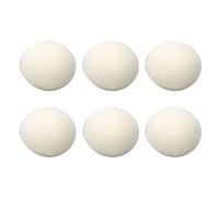 Aoresac 6 Bolas de Secado de Lana, Reducen el Tiempo Secado, Suavizan la Ropa, Bolas Lavandería Ecológicas, Larga Duración, Suavizante Tela Natural, Reutilizable, Hech (4cm)
