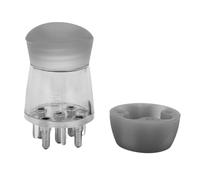 Aoresac Aplicador de Aceite para el Cabello, Aplicador de Cuero Cabelludo con Bola Rodillo, Peine Bola Rodillo para Estimular la Circulación, Entrega Líquido Limpia y (Gris)