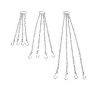 Aoresac Cadena de Remolque RC Gancho de Remolque para Camión RC Gancho sobre Orugas Elevación para Camión con Control Remoto 3 Piezas Metal 8 CM 12 CM