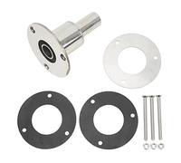 Aoresac Calentador de 22 mm a través del casco, tubo de escape de acero inoxidable 316 para calentadores de estacionamiento Webasto, planar, Eberspacher con junta de goma y tornillos