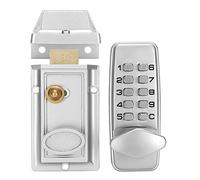 Aoresac Cerradura de Código Digital, Cerradura de Puerta Mecánica con Contraseña, Casillero Electrónico Impermeable, Hecho de Aleación de Zinc, Diseño de Entrada sin Llave, 100% Nuevo,