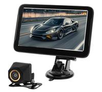 Aoresac de Cámara Retrovisora Full HD con 2 Opciones de Fuente Alimentación, para Camiones y Equipos Pesados, Ajuste Universal