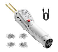 Aoresac Herramienta de Soldadura de Plástico Mano, Pistola Soldar Plástico para Carrocería Coche y Motocicleta, Reparación (Blanca)