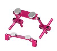 Aoresac Kit de montaje magnético de cuerpo RC postes de aleación de | Aleación de aluminio con acabado CNC, diseño, sistema de montaje de carcasa de coche de carreras RC 1/10
