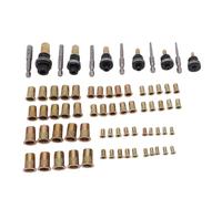 Aoresac Kit de Tuercas Remachadoras, Acero, M3 a M10, Compatible con | Construcción de Acero, Arandela de Doble Cojinete, Sujeción por Torsión, Sujeción de Lámina Metálica, Adaptador de Taladro,