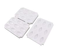 Aoresac Máquina Manual para Hacer Albóndigas ABS, Herramienta para Prensar Pan de Carne, Cocina DIY, con Diseño Esférico para Albóndigas Redondas y Uniformes, Apto para Lavavajillas, (Nueve rejillas)