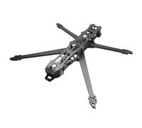 Aoresac Marco de Cuadricóptero FPV Modelo Engrosado de Fibra Carbono 680 Mm, Brazos 7 Mm, Diseño Placa Larga, Fácil Ensamblar, Kit Marco Avión Carreras 15