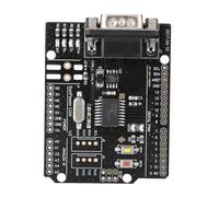 Aoresac MCP2515 CAN Bus Shield Board 1Mbps Interfaz SPI de alta velocidad | Automatización industrial, compatible con equipos de barcos, material ABS, protocolo CAN2.0, placa de interfaz SUB-D