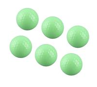 Aoresac Paquete de 6 pelotas de golf luminosas que brillan en la oscuridad, recargables, con luz UV, núcleo de goma suave al tacto, tamaño estándar para práctica nocturna