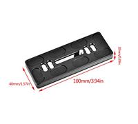 Aoresac Placa de Liberación para Arca, Compatibilidad Mundial, Material de Aleación de Alta Resistencia, CNC Mecanizado, Instalación de Tornillo Manual, Almohadilla de Goma, Liviano, (PU100)