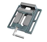 Aoresac Prensa de taladro resistente de 4 pulgadas para fresado | Cuerpo de hierro fundido, mandíbulas de acero, almeja estable para perforación de taller, tareas de fresado