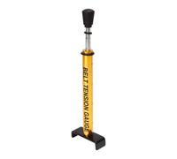 Aoresac Probador de Tensión de la Correa de la Motocicleta, Medidor de Metal Universal de 10 Lb para un Ajuste Preciso de la Correa, Lectura Fácil con Marcas Transparentes, Almohadilla