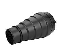 Aoresac Snoot Grid para Bowens Mount Studio estroboscópico, tubo de haz de luz con 5 filtros de color, modificador de foco de aleación para fotografía