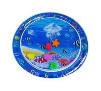 Aoresac Tummy Time Estera de Agua Inflable Estera de Juego Acuático Agua Verano para Bebés PVC Sin BPA A Prueba Fugas Colores Brillantes Juguetes Flotantes Centro (Medusas Redondas)