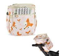 Aoreun Bolsa de Manillar para niños, Cesta de Bicicleta para niños Bolsa de Manillar de Lona Impermeable para Bicicleta Accesorio para Bicicleta para niños, para impulsores, Triciclo, Scooter