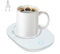 Aoreun Calentador De Taza, Calentador de café Calentador de Bebidas portátil Calentador de Tazas Inteligente Calentador Bandeja Estera Sensor para Uso en la Oficina o el hogar - Blanco