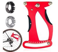 Aoreun Medidor de Tensión de Radios, Tensiómetro de Radios de Bicicleta Bicicleta Radios Tensión Metro Calibración Herramienta para Reparación de Neumáticos de Bicicleta o Corrección (Rojo)