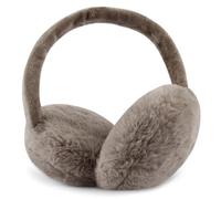 Aoreun Orejeras, orejeras frio, Plegable Tamaño Ajustable orejeras, Suave y confortable Earmuff de invierno resistentes al viento y cálidas, Earmuff Hombres Mujeres, para Deportes Exterior (Caqui 1)