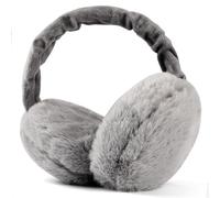 Aoreun Orejeras, orejeras frio, Plegable Tamaño Ajustable orejeras, Suave y confortable Earmuff de invierno resistentes al viento y cálidas, Earmuff Hombres Mujeres, para Deportes Exterior (Gris)