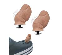 AORHOFJ 2 Piezas Cocodrilo Zapato Decoración dedo del pie, divertido dedo del pie del zapato encantos, falso dedo del pie Zuecos Zapatos, Hombres Mujeres Mardi Gras encantos, Halloween