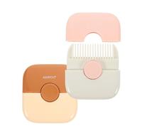 AORHOFJ 2 Piezas Cortapelos 2 en 1, Cortadora de Puntas Abiertas Cabello, Peine Cortapelo Manual, Diseño de Doble Cara, con Cubierta, para Recortar y Peinar el Cabello Fino,Corta Puntas Abiertas Pelo