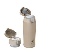 AORIN Botella Agua Acero Inoxidable 18/8, 350ml Botella Agua Niños, Botella Termica Anti-Fugas, Botella Gimnasio,Fácil de Abrir, Termo sin BPA para Deportes, Exterior, Viajes y Escuela