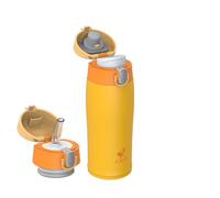 AORIN Botella Agua Acero Inoxidable 18/8, 350ml Botella Agua Niños, Botella Termica Anti-Fugas, Botella Gimnasio,Fácil de Abrir, Termo sin BPA para Deportes, Exterior, Viajes y Escuela