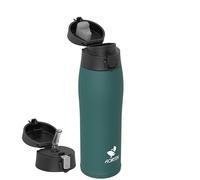 AORIN Botella Agua Acero Inoxidable 18/8 con 2 Tapas, 750ml Botella Agua Niños, Botella Térmica Anti-Fugas, Botella Gimnasio, Termo sin BPA para Deportes, Exterior, Viajes y Escuela