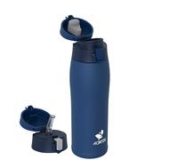 AORIN Botella Agua Acero Inoxidable 18/8 con 2 Tapas, 750ml Botella Agua Niños, Botella Térmica Anti-Fugas, Botella Gimnasio, Termo sin BPA para Deportes, Exterior, Viajes y Escuela
