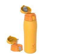 AORIN Botella Agua Acero Inoxidable 18/8, 750ml Botella Agua Niños, Botella Termica Anti-Fugas, Botella Gimnasio,Fácil de Abrir, Termo sin BPA para Deportes, Exterior, Viajes y Escuela