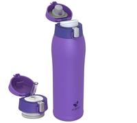 AORIN Botella Agua Acero Inoxidable 18/8, 750ml Botella Agua Niños, Botella Termica Anti-Fugas, Botella Gimnasio,Fácil de Abrir, Termo sin BPA para Deportes, Exterior, Viajes y Escuela