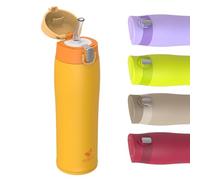 AORIN Botella Agua Acero Inoxidable, 500ml Botella Termica Sin BPA, Botella Agua Niños, Cantimplora Termica a Prueba de Fugas,Vacío de Doble Pared, para Deporte, Viaje, Yoga, Oficina
